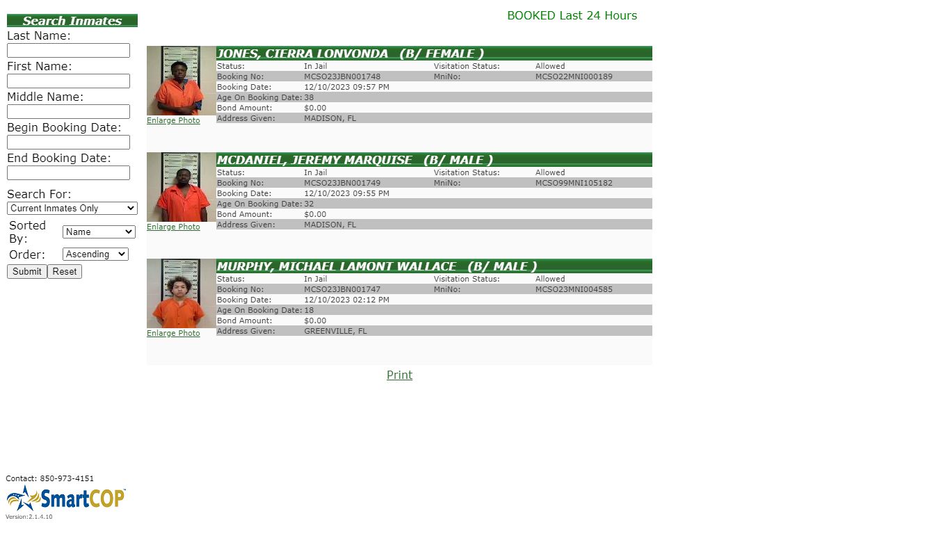 JAIL View - smartcop.mcso-fl.org:8989